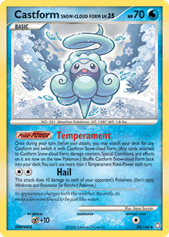Castform Snow-cloud Form #50 from Legends Awakened