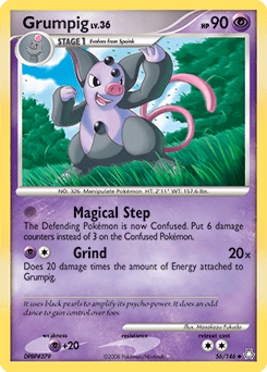 Grumpig #56 from Legends Awakened