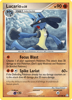Lucario #61 from Legends Awakened