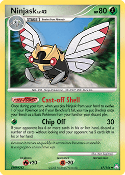 Ninjask #67 from Legends Awakened