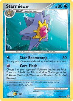 Starmie #71 from Legends Awakened