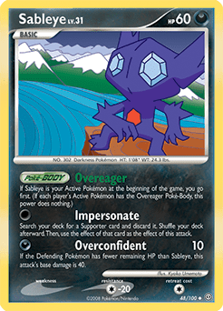 Sableye #48 from Stormfront