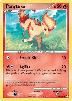 Ponyta #71 from Stormfront