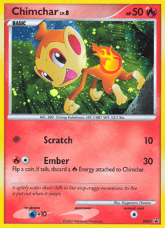 Chimchar #DP02 from DP Black Star Promos