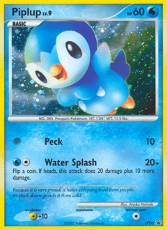 Piplup #DP03 from DP Black Star Promos