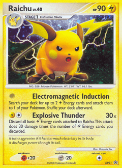 Raichu #DP21 by Daisuke Ito