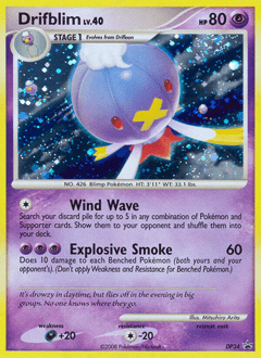 Drifblim #DP34 from DP Black Star Promos