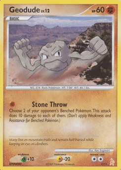 Geodude #1 from Trainer Kit (Lucario)