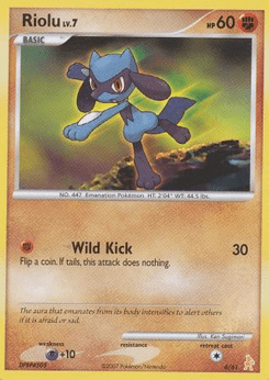 Riolu #6 from Trainer Kit (Lucario)