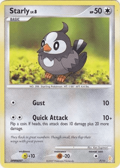 Starly #7 from Trainer Kit (Lucario)