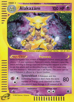 Alakazam #1 from Expedition Base Set