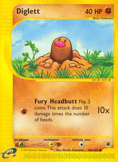 Diglett #106 from Expedition Base Set