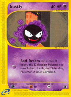 Gastly #109 from Expedition Base Set