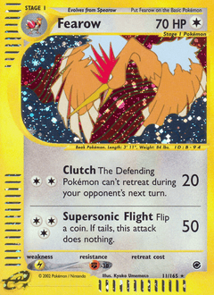 Fearow #11 from Expedition Base Set