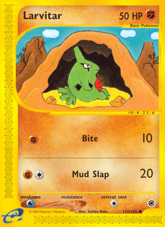 Larvitar #116 from Expedition Base Set