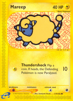 Mareep #119 from Expedition Base Set