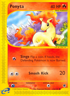 Ponyta #126 from Expedition Base Set
