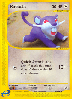 Rattata #128 from Expedition Base Set