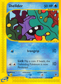 Shellder #129 from Expedition Base Set