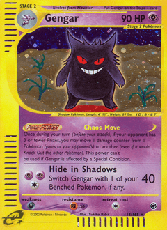 Gengar #13 from Expedition Base Set