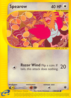 Spearow #130 from Expedition Base Set
