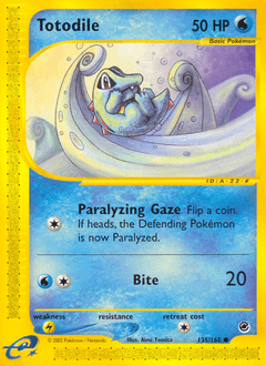 Totodile #135 from Expedition Base Set