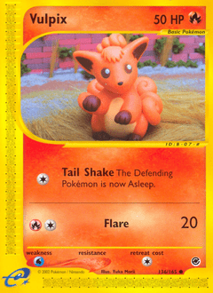 Vulpix #136 from Expedition Base Set