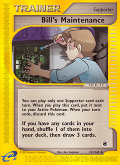 Bill's Maintenance #137 from Expedition Base Set