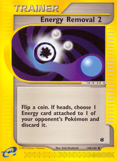 Energy Removal 2 #140 from Expedition Base Set