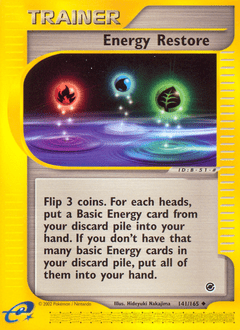 Energy Restore #141 from Expedition Base Set