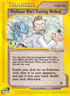 Professor Elm's Training Method #148 from Expedition Base Set