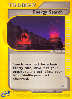 Energy Search #153 from Expedition Base Set