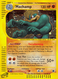 Machamp #16 from Expedition Base Set