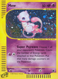 Mew #19 from Expedition Base Set
