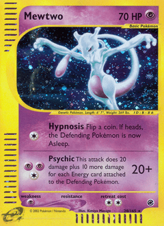 Mewtwo #20 from Expedition Base Set
