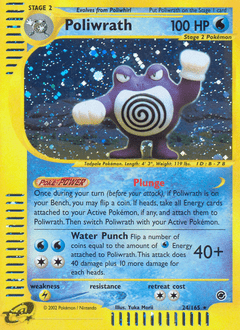 Poliwrath #24 from Expedition Base Set