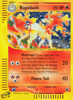 Rapidash #26 from Expedition Base Set