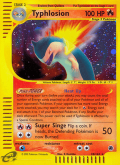 Typhlosion #28 from Expedition Base Set
