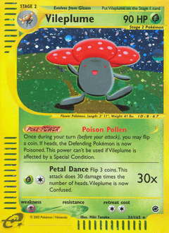 Vileplume #31 from Expedition Base Set