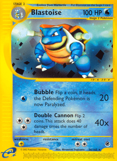 Blastoise #36 from Expedition Base Set