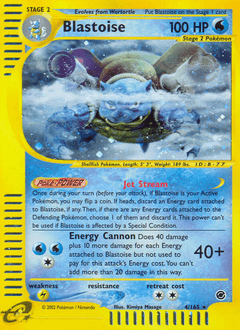 Blastoise #4 from Expedition Base Set
