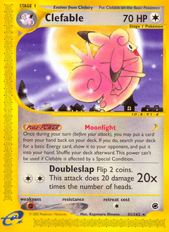 Clefable #41 from Expedition Base Set