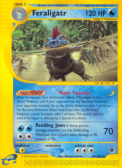 Feraligatr #47 from Expedition Base Set