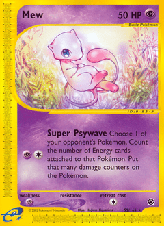 Mew #55 from Expedition Base Set