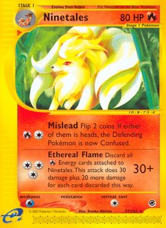 Ninetales #57 from Expedition Base Set