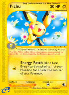 Pichu #58 from Expedition Base Set