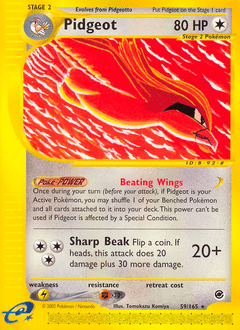 Pidgeot #59 from Expedition Base Set