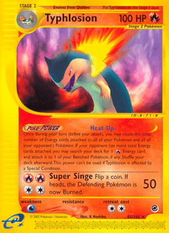 Typhlosion #65 from Expedition Base Set