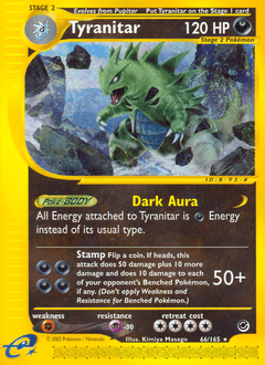 Tyranitar #66 from Expedition Base Set