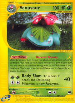 Venusaur #68 from Expedition Base Set